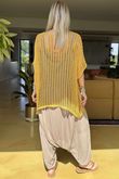 Made in Italy Fisherman Layering Knit Soft Sunshine